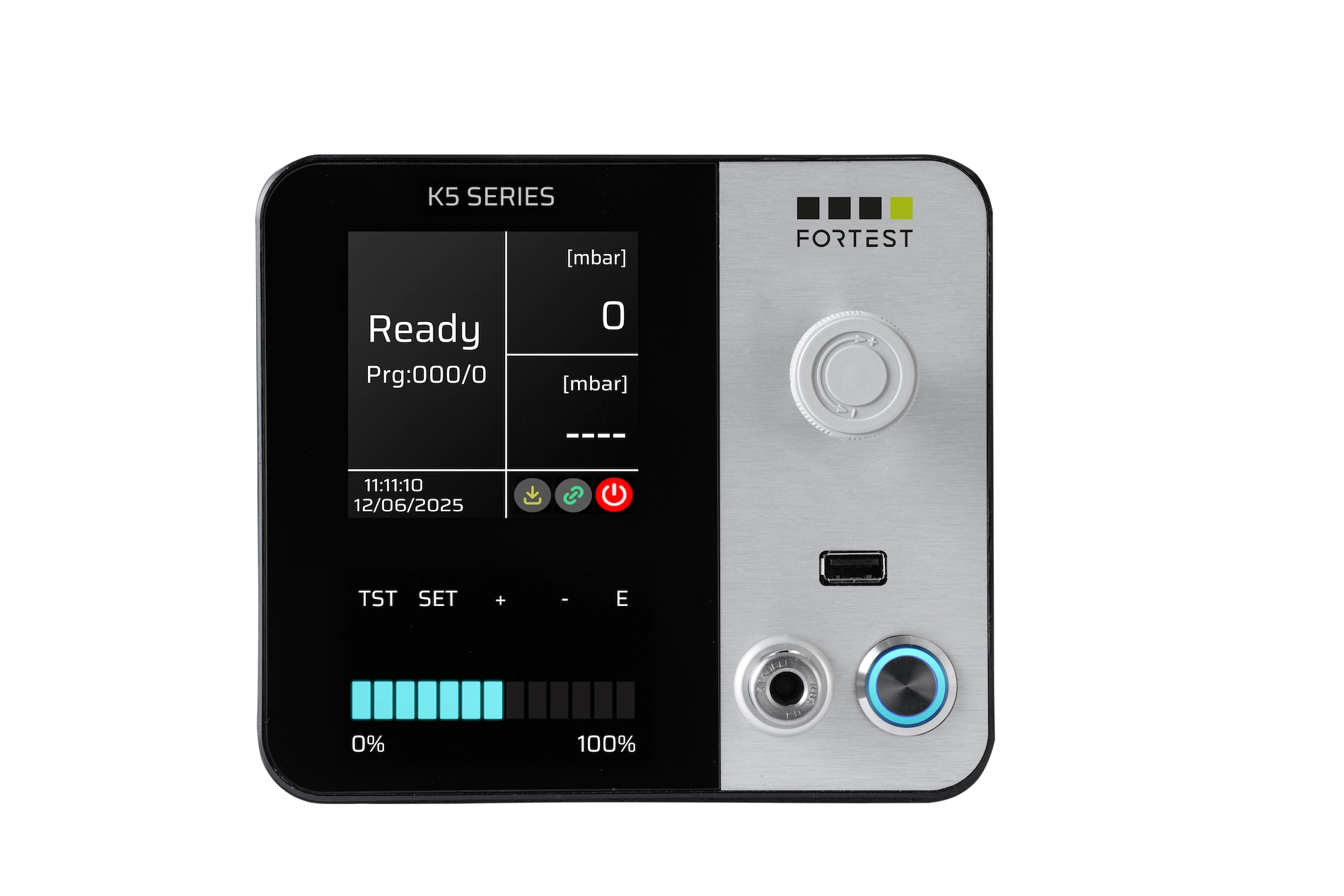 Frontale K5990 prova tenuta calo assoluto mini ForTest